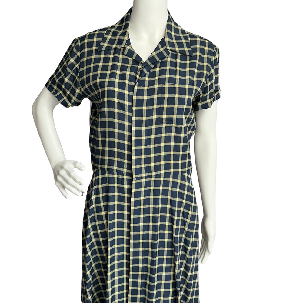 Ralph Lauren Collection Purple Label Light Academia Silk Dress Womwn Size 10 - Picture 2 of 16